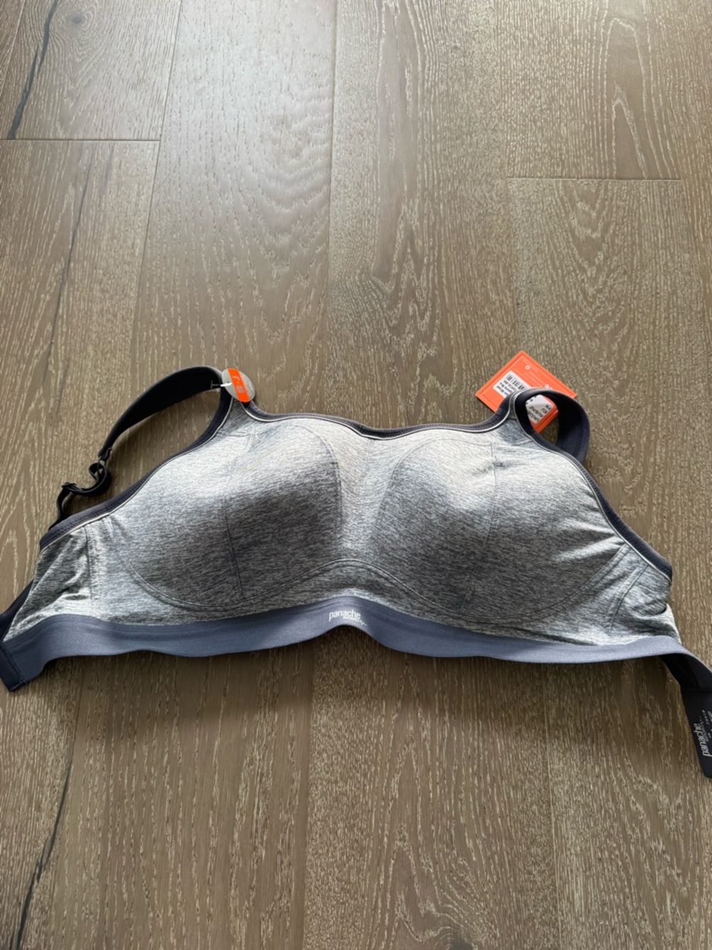Panache non-padded gray sports bra - Picture 2 of 5